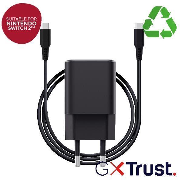 TRUST GXT1258 USB-C CHARGER FOR SWITCH 2