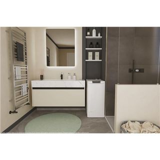 Hoover THOS486TM4-S lavatrice Caricamento dall'alto 8 kg, bianco