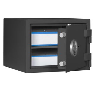 Armadio di sicurezza linea MT - 405 x 385 x 300 mm - grigio scuro - Security It…