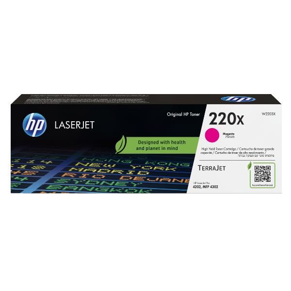 Hp - Toner originale LaserJet HP 220X - Magenta - W2203X - 5.500 pag
