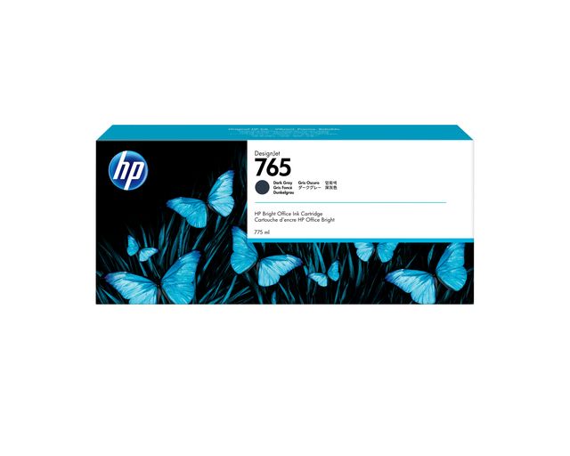 Hp - Cartuccia ink - 765 - Grigio scuro - F9J54A - 775 ml