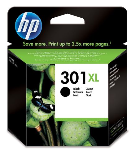 Hp - Cartuccia ink originale - 301XL - Nero - CH563EE - 480 pag