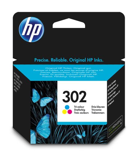 Hp - Cartuccia ink originale - 302 - C/M/Y - F6U65AE - 165 pag