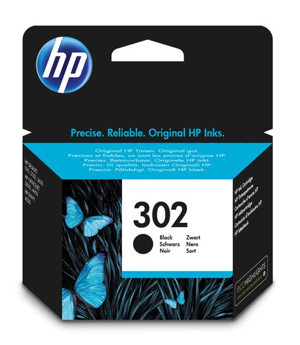 Hp - Cartuccia ink originale - 302 - Nero - F6U66AE - 190 pag