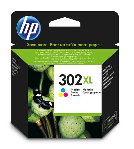 Hp - Cartuccia ink originale - 302XL - C/M/Y - F6U67AE - 330 pag