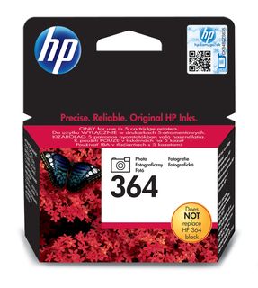 Hp - Cartuccia ink originale - 364 - Nero fotografico - CB317EE - 130 pag