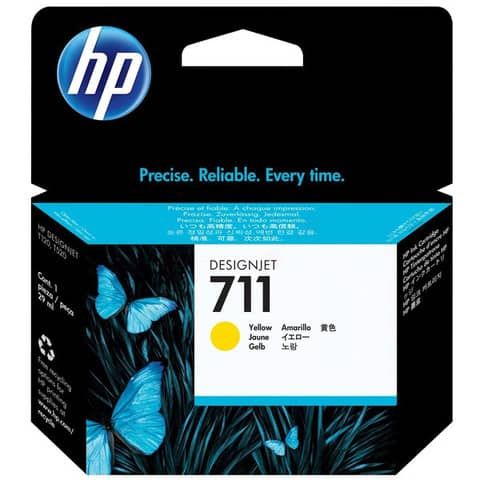 Hp - Cartuccia ink originale - 711 - Giallo - CZ132A - 29ml