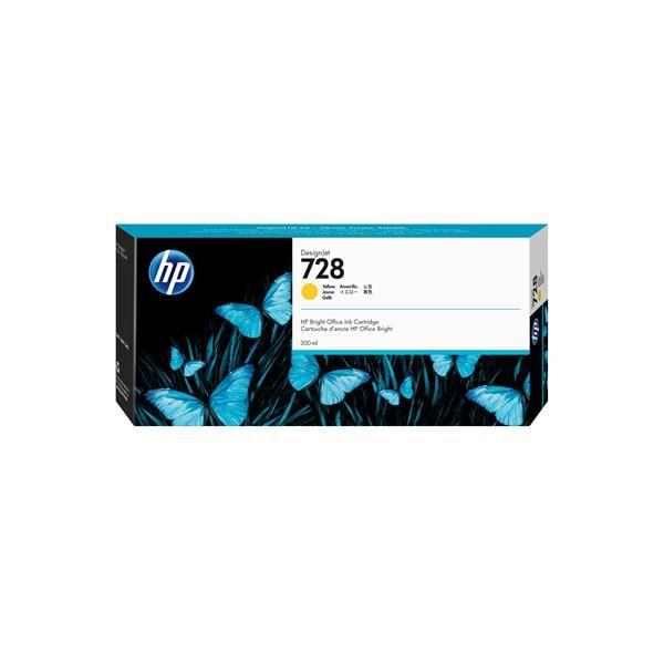 Hp - Cartuccia ink originale - 728 - Giallo - F9K15A - 300ml