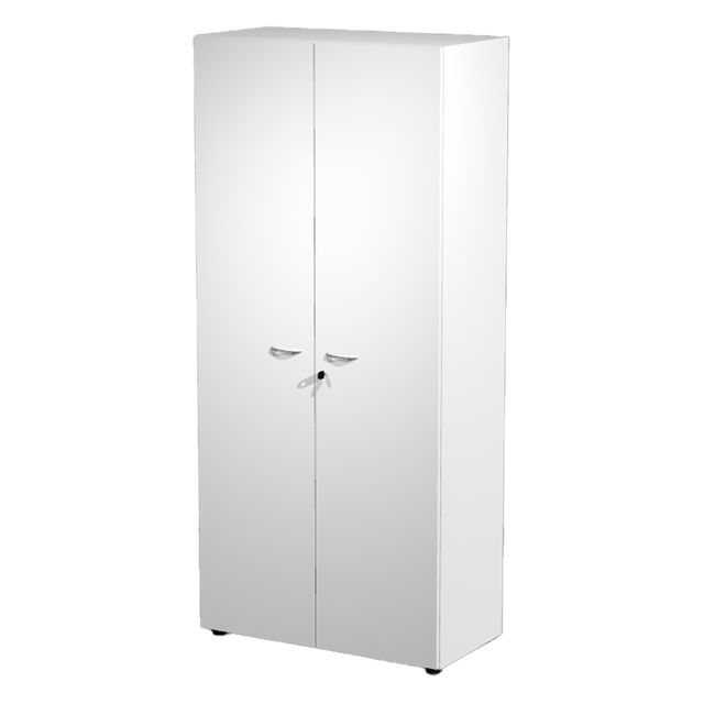 Armadio modulare - a 2 ante alte - 90 x 45,8 x 200 cm - bianco