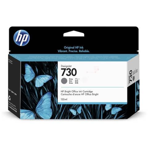 Hp - Cartuccia ink originale - 730 - Grigio - P2V66A - 130ml