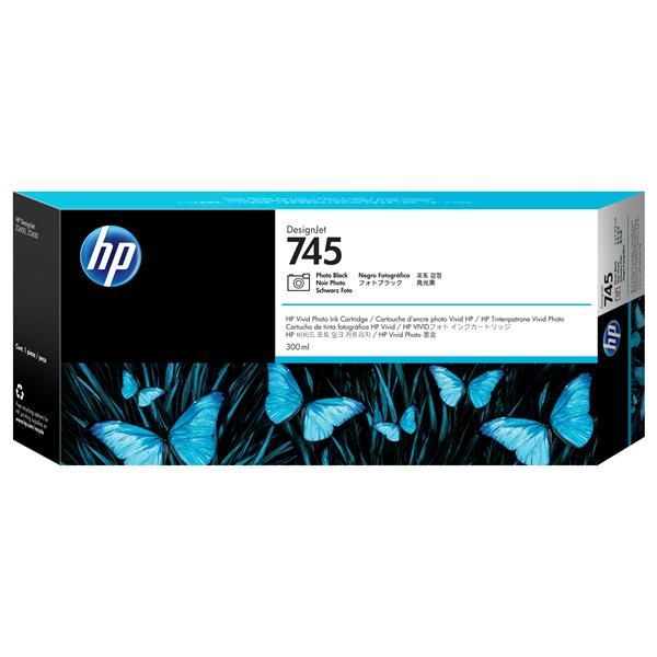Hp - Cartuccia ink originale - 745 - Nero fotografico - F9K04A - 300ml