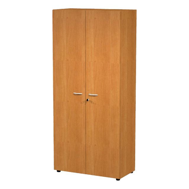 Armadio modulare - a 2 ante alte - 90 x 45,8 x 200 cm - noce chiaro