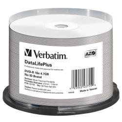 VERBATIM 43755 DVD-R 4.7GB 16X CONFEZIONE CAMPANA DA 50 DVD (43755/50)