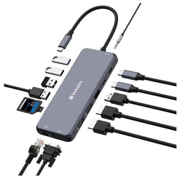 Verbatim - USB-C Pro Multiport Hub 14 Port - 32154