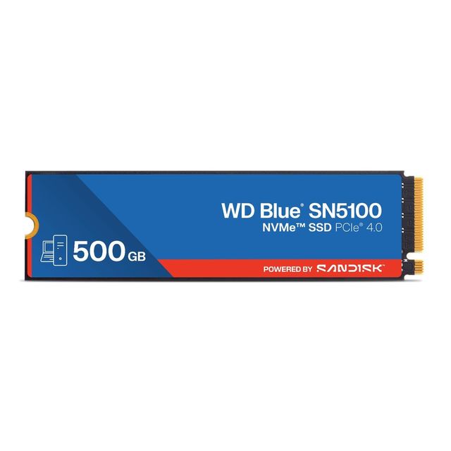 WESTERN DIGITAL SSD BLUE 500GB SN5100 PCIE M2