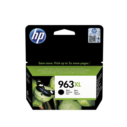 Hp - Cartuccia ink originale - 963XL - Nero - 3JA30AE - 2.000 pag