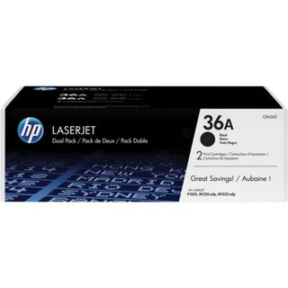Hp - Confezione 2 Toner originale - 36A - Nero - B436AD - 2.000 pag cad
