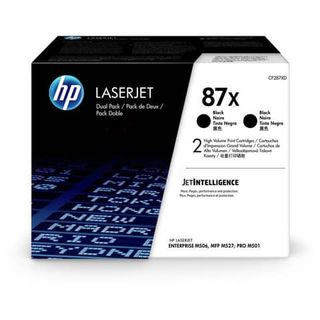 Hp - Confezione 2 Toner originale - 87X - Nero - CF287XD - 18.000 pag cad