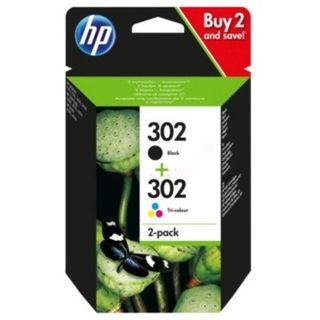 Hp - Confezione 2 cartucce originale- Hp 302 - C/M/Y/K - X4D37AE - C/M/Y 165 pa…