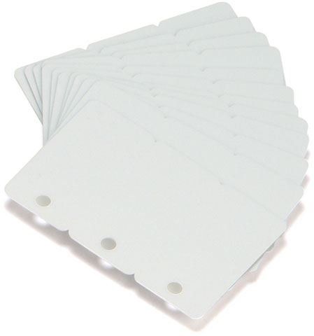 ZEBRA CARD/BADGE 0.76MM 30MIL.3UP 500PZ.