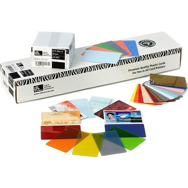 ZEBRA CF.500 BADGE PVC WHITE 15MIL
