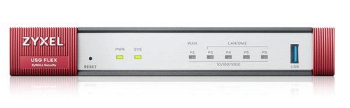 ZYXEL USGFLEX50HP-EU0101F FIREWALL 50HP WAN/LAN 1xGbE PoE 30W 4xGbE VPN: 20 IPS…