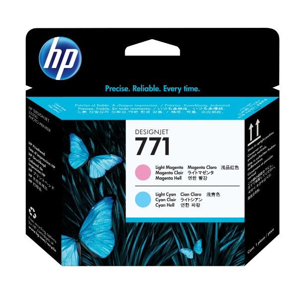 Hp - Testina di stampa originale - 771 - Magenta chiaro / Ciano chiaro - CE019A…