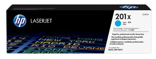 Hp - Toner originale - 201X - Ciano - CF401X - 2.300 pag