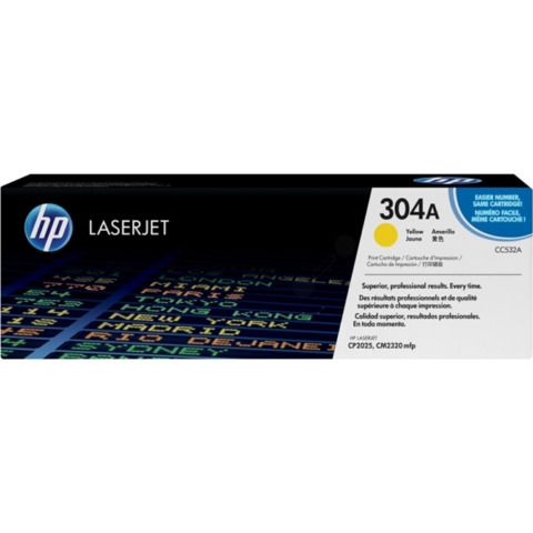 Hp - Toner originale - 304A - Giallo - CC532A - 2.800 pag