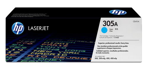 Hp - Toner originale - 305A - Ciano - CE411A - 2.600 pag