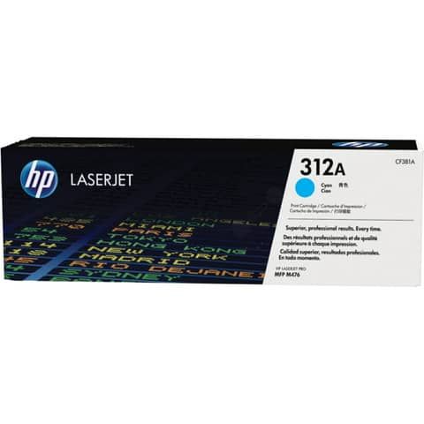 Hp - Toner originale - 312A - Ciano - CF381A - 2.700 pag