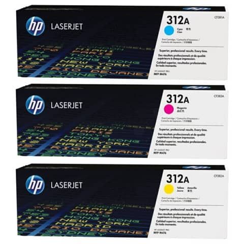 Hp - Toner originale - 312A - C/M/Y - CF440AM - 2.700 pag cad