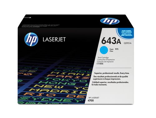 Hp - Toner originale - 643A - Ciano - Q5951A - 10.000 pag