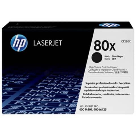 Hp - Toner originale - 80X - Nero - CF280X - 6.900 pag