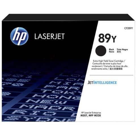 Hp - Toner originale - 89Y - Nero - CF289Y - 20.000 pag