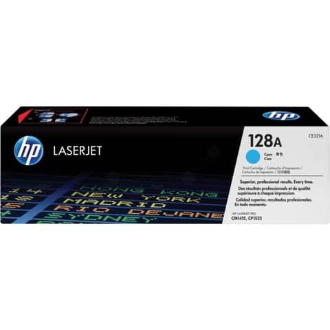 Hp - Toner originale- 128A - Ciano - CE321A - 1.300 pag
