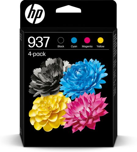 Hp originale - Cartuccia 937 4-pack - BK/C/M/Y - 6C400NE
