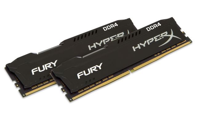 HyperX FURY - DDR4 - kit - 32 GB: 2 x 16 GB - DIMM 288-PIN - 2933 MHz / PC4-234…