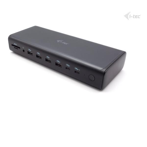 I-Tec Docking Station Universale 6 Monitor x 4K DISPLAY - PD (3.1) 140W con ali…