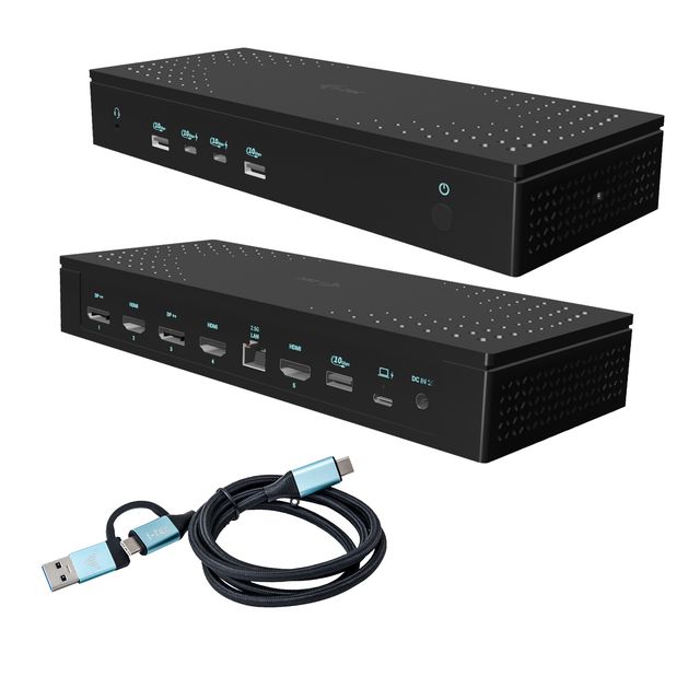 I-Tec Docking Station Universale USB-CUSB-A x 5 Monitor + PD 100W con alimentat…
