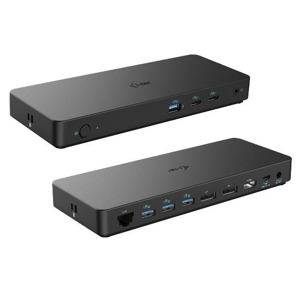 I-Tec Docking station USB-C Tre Monitor 4K (2xDP +1xHDMI) + 6 xUSB, con aliment…