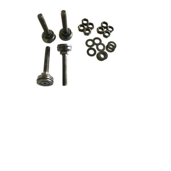 ITRack 309151, Livellatore a pavimento, Nero, 4 pz