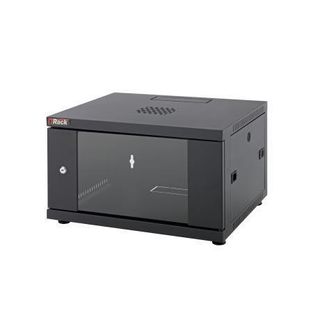 ITRack Office Small - Rack cabinet - montaggio a parete - RAL 9005 - 6U - 19"