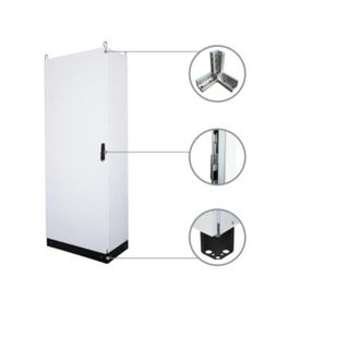 ITrack Industrial IP55 con porta vetro - 42U 2100x800x600 grigio