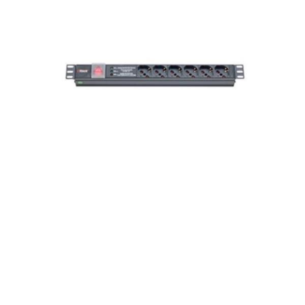 ITrack PDU 1U 6 PRESE UNIVERSALE CON INTERRUTTORE DI PROTEZIONE