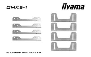 Iiyama OMK5-1 - Kit montaggio (8 brackets) - per touch screen - dimensione sche…