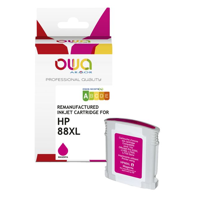Armor - Cartuccia ink Compatibile per Hp 88XL - Magenta - K20258OW - 35 ml