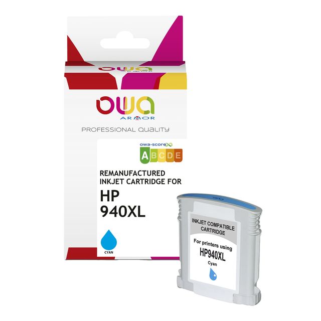 Armor - Cartuccia ink Compatibile per Hp 940XL - Ciano - K20446OW - 35 ml
