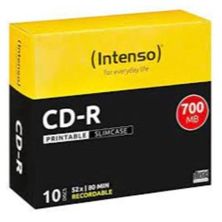 Intenso - 10 x CD-R - 700 MB (80 min) 52x - superfice stampabile con ink jet - …