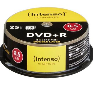 Intenso - 25 x DVD+R DL - 8.5 GB 8x - campana